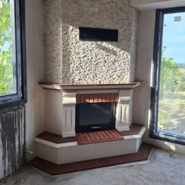 Köşe Şömine Model 17