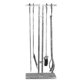 GÜMÜŞ PATİNALI ANTİK 5 PARÇA MAŞA SETİ