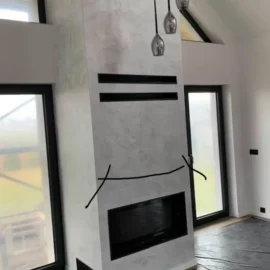 Düz Şömine Model 52