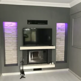 Düz Şömine Model 54